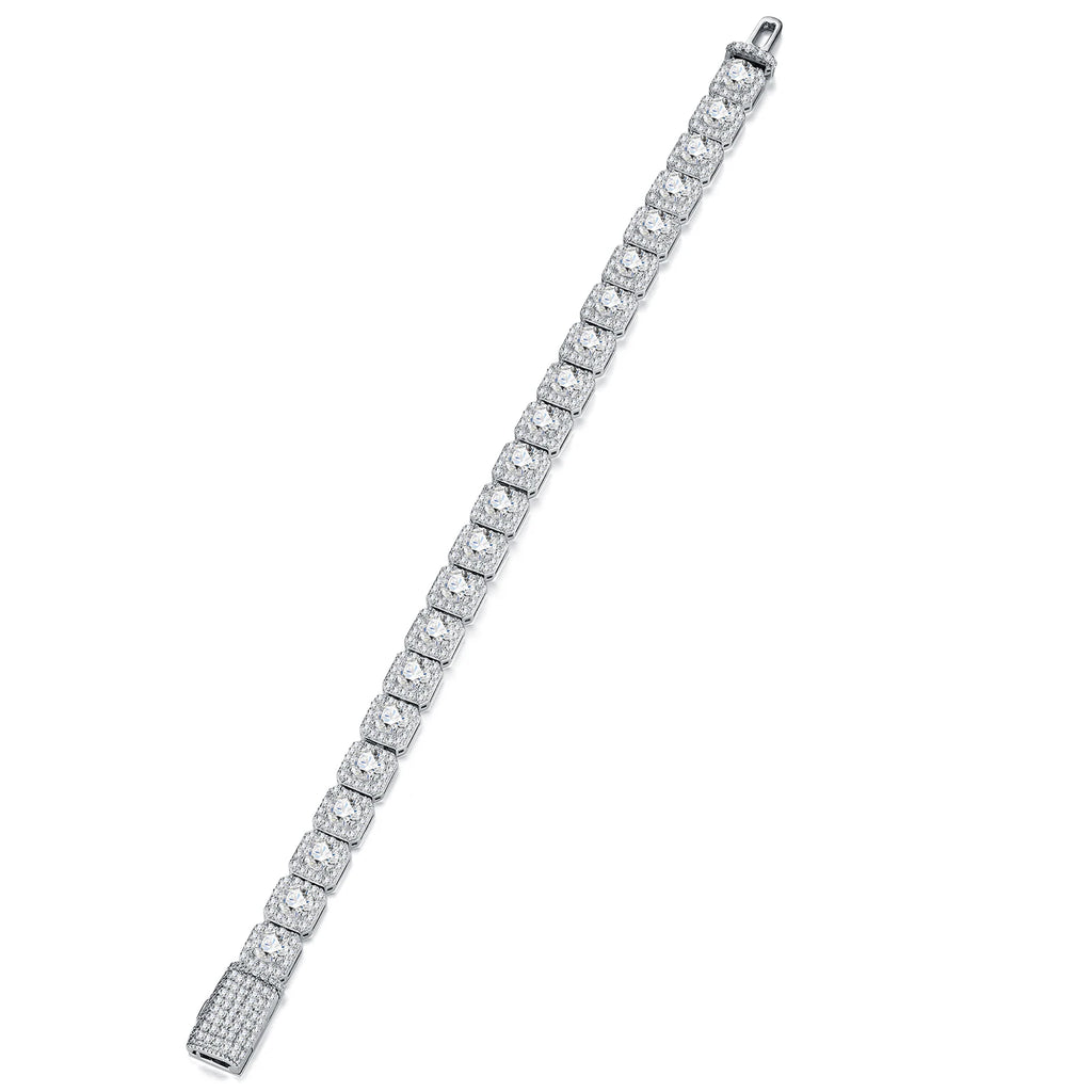 GRA Moissanite Hip-Hop Bracelet