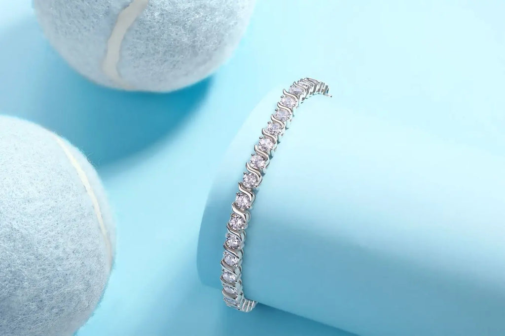 4mm Moissanite Tennis  Bracelet