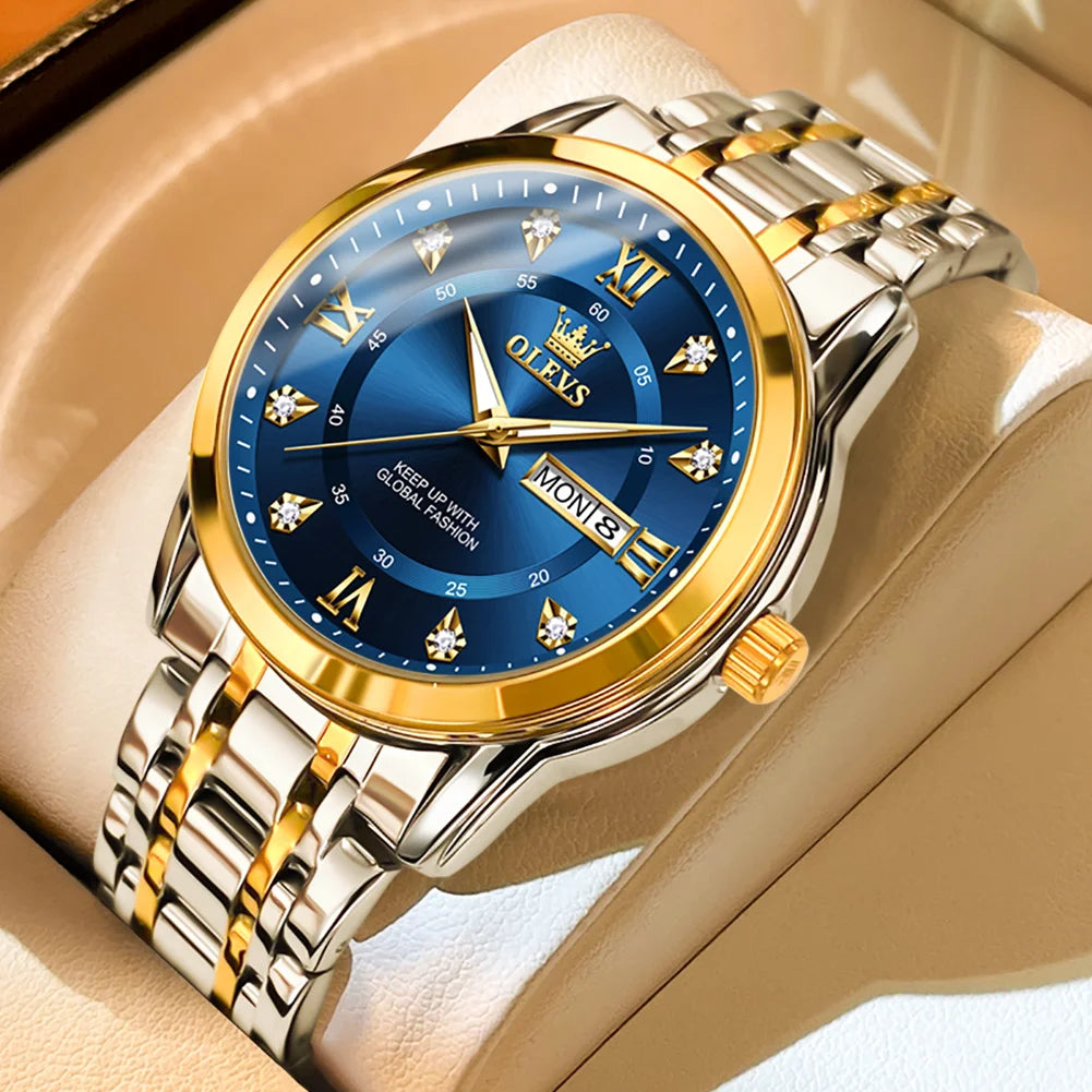 OLEVS 5513  Luxury  Watches Water Proof Watch for Men Brand Original Premium Luminous Fashion Quartz Watches
