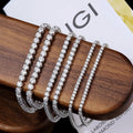 UPPER ECHELON CLASSIC Hpht Vvs1  Lab-Grown Diamond Tennis Bracelet in 92.5 Sterling Silver