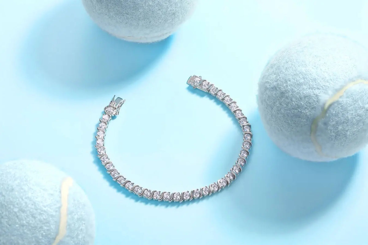 4mm Moissanite Tennis  Bracelet