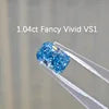 UPPER ECHELON 14K/18K White Gold Perfume Bottle Pendant Radiant Cut Fancy Blue Lab Grown Diamond IGI Jewelry High Quality Romantic