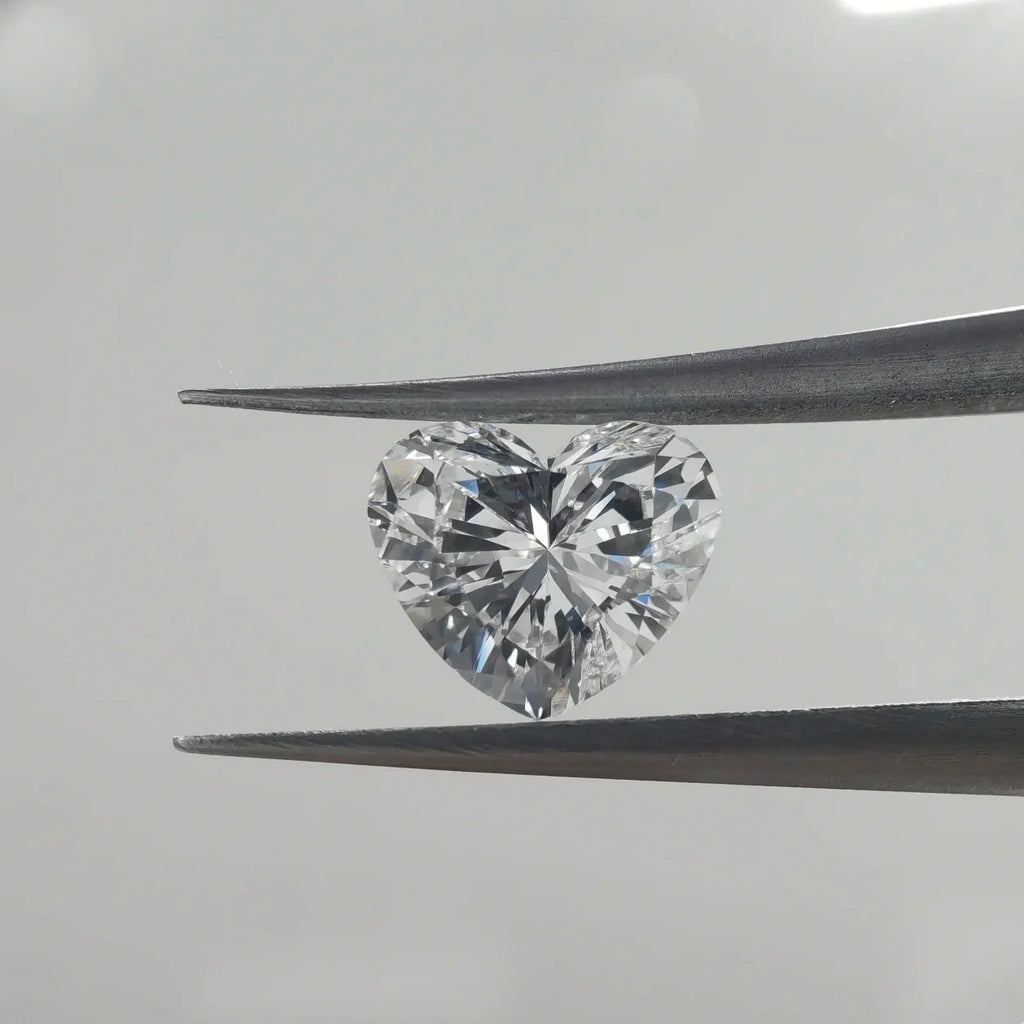 The Celestial Bride | Heart-Cut Lab-Grown Diamond Wing Pendant Necklace IN 14K OR 18K GOLD